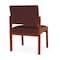 Lesro Lenox Armless Guest Chair, 22.5 in W 26 in L 31.5 in H LW1102 - alternate 2